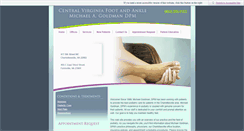 Desktop Screenshot of centralvirginiafootandankle.net